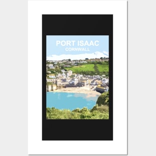 Port Isaac, Cornwall. Cornish gift. Kernow fishing harbour Posters and Art